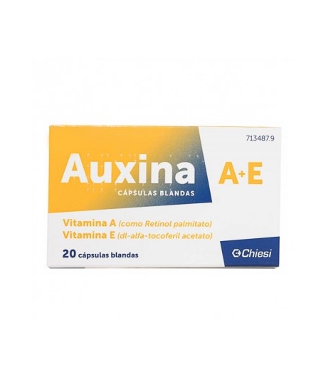 Auxina A + E 20 Cápsulas blandas Piel, Cabello, Uñas