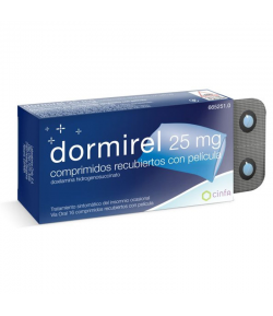 Dormirel 25 mg 16comp Cápsulas/ Comprimidos