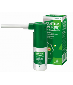 TANTUM VERDE 0,51 mg/pulsación solución para pulverización bucal