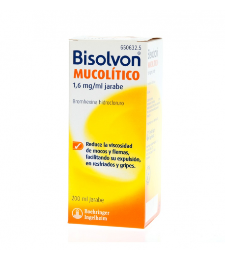 BISOLVON MUCOLÍTICO 1,6 mg/ ml jarabe 200ml Mucolíticos