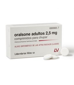 ORALSONE ADULTOS 2,5mg 12 comprimidos para chupar