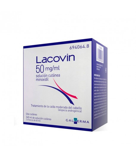 LACOVIN 50 mg/ml Solución Cutánea 240ml Capilar