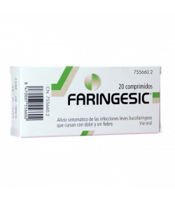 Faringesic 5 mg /5 mg 20 Comprimidos para chupar sabor menta