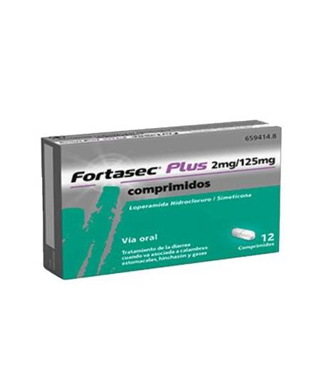 Fortasec Plus 2mg/125mg 12 comprimidos Diarrea