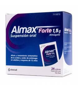 ALMAX FORTE 1,5 g suspensiósn oral 30sob Ardor de Estómago