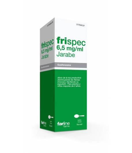 Frispec 6.5mg/ml Jarabe, 1 Frasco de 150ml Dolor de garganta