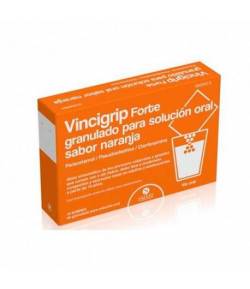 Vincigrip Forte granulado para solución oral sabor naranja 10sob